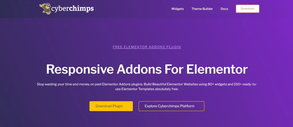 Responsive addons for elementor plugin