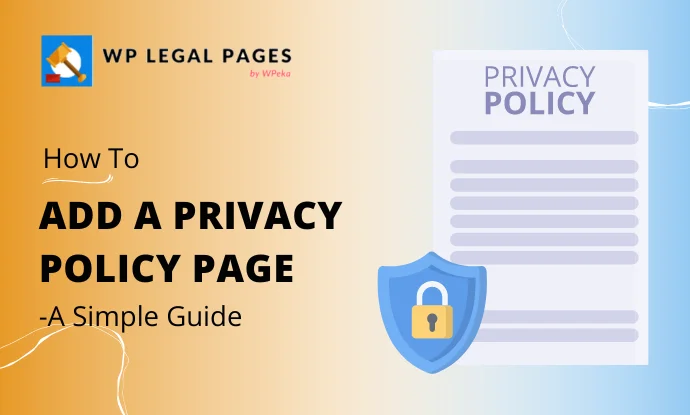 How To Add A Free Privacy Policy Page For Your Website