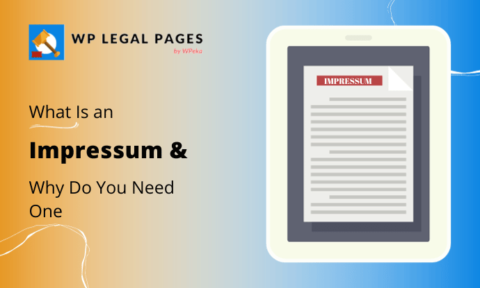 What Is An Impressum & Why You Need One