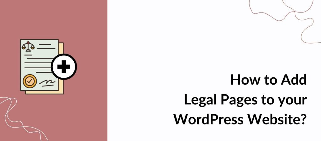 how to add legal pages to your website