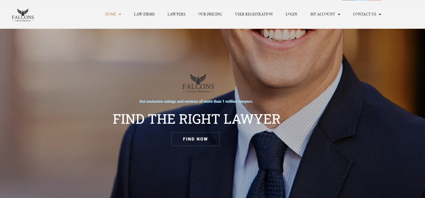 Falcons WordPress Theme for Lawyers