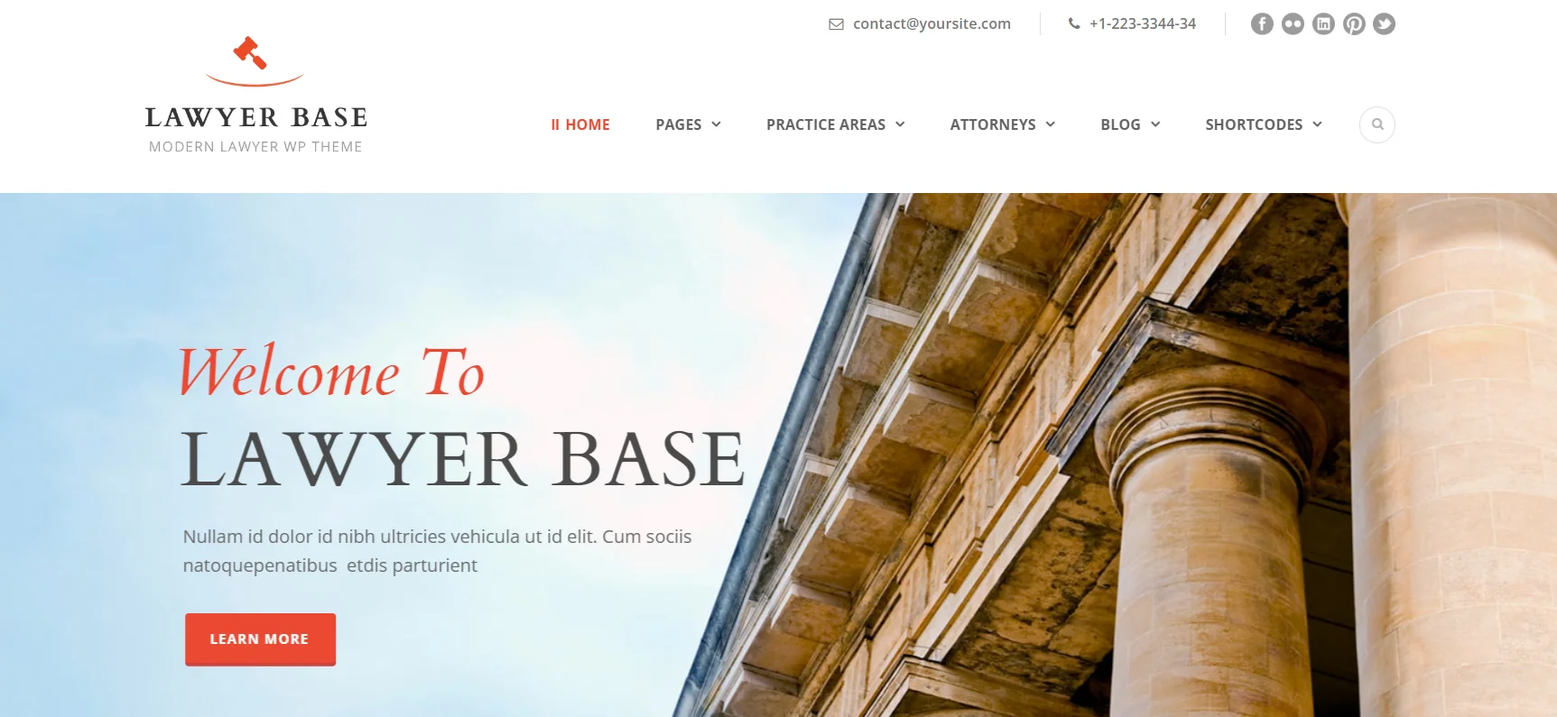 Lawyer Base WordPress Themes