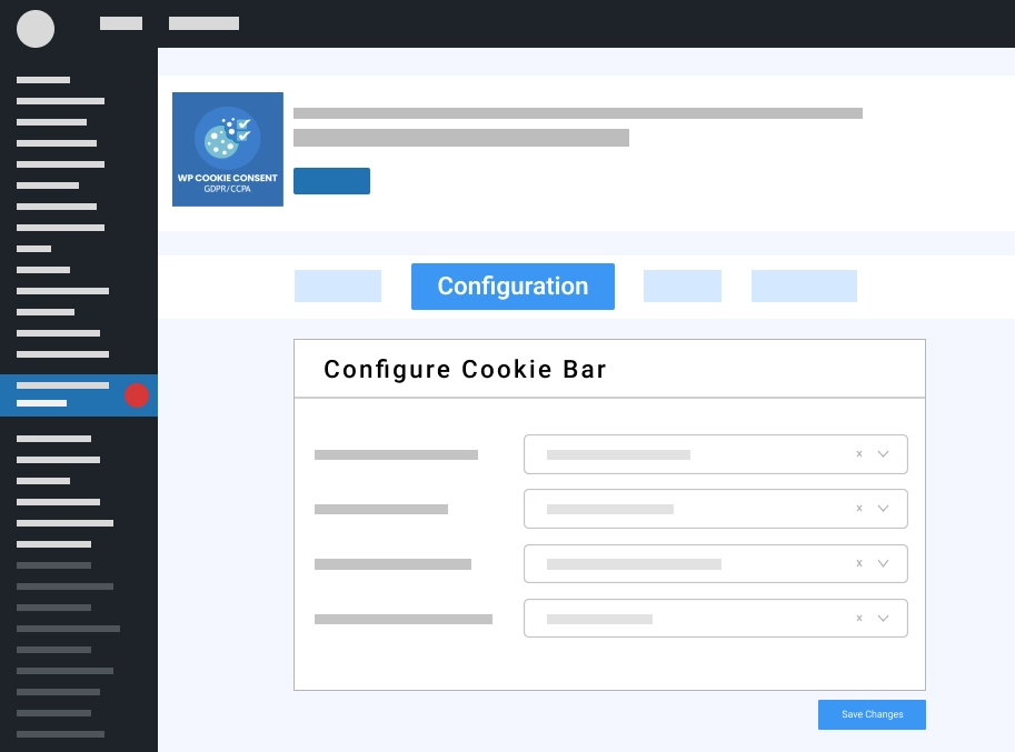 Configure Free WP Cookie Consent Plugin
