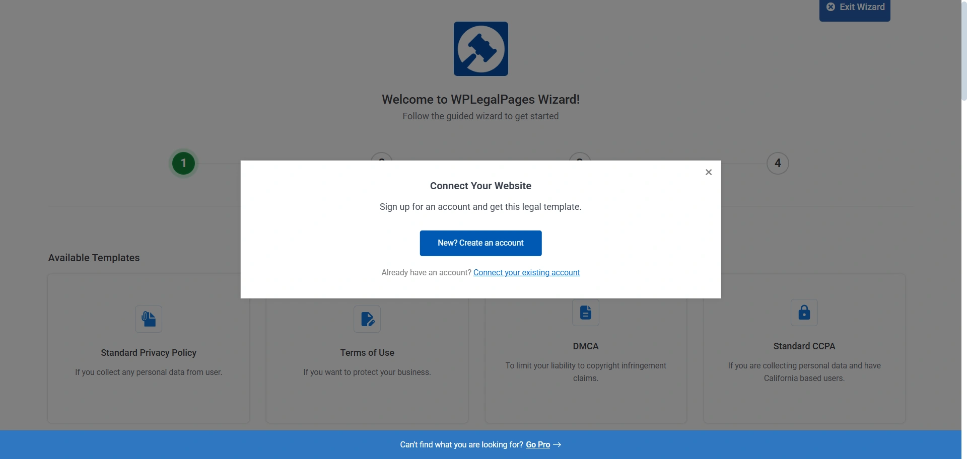 create account