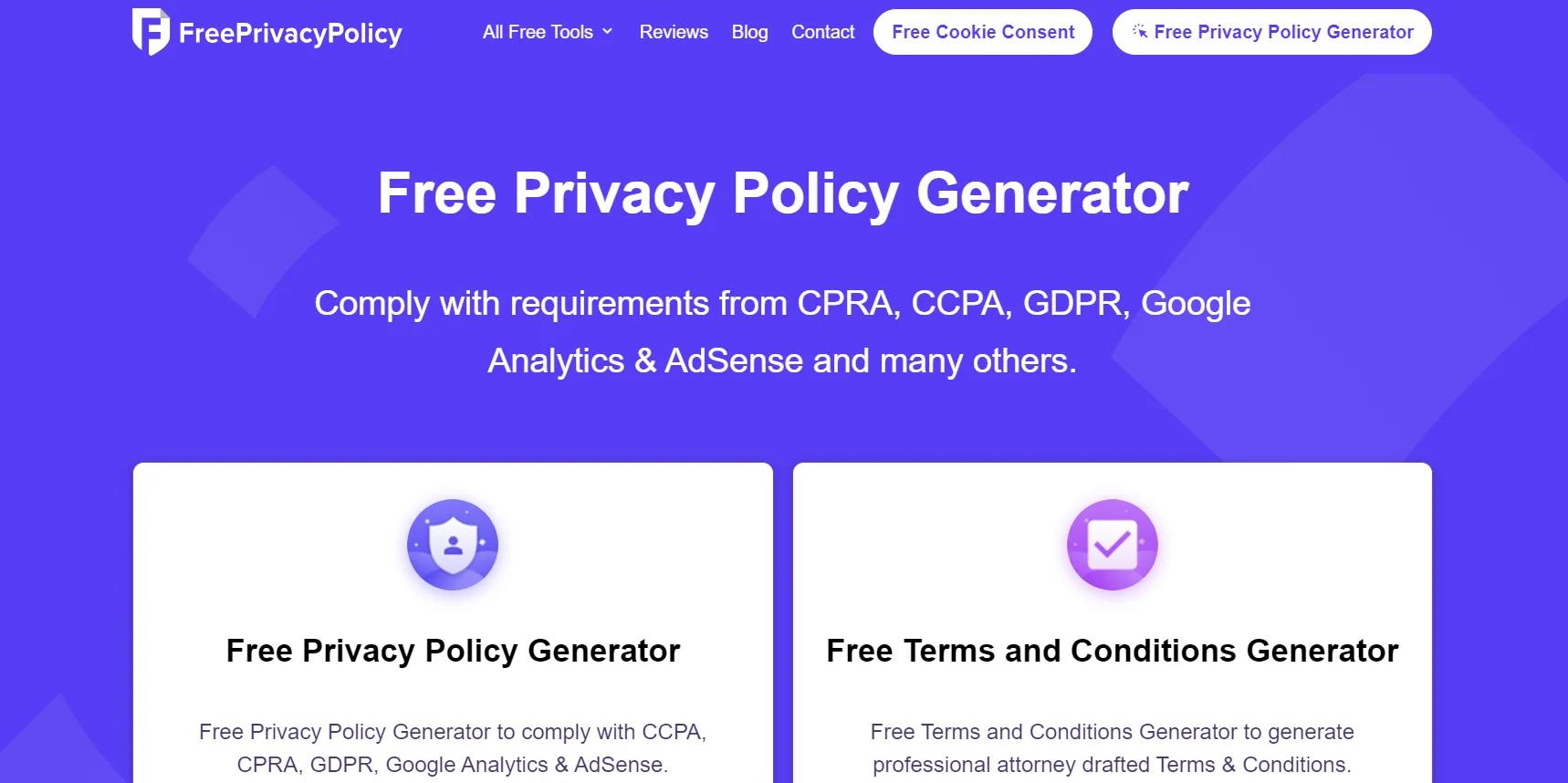 Free Privacy Policy Plugin