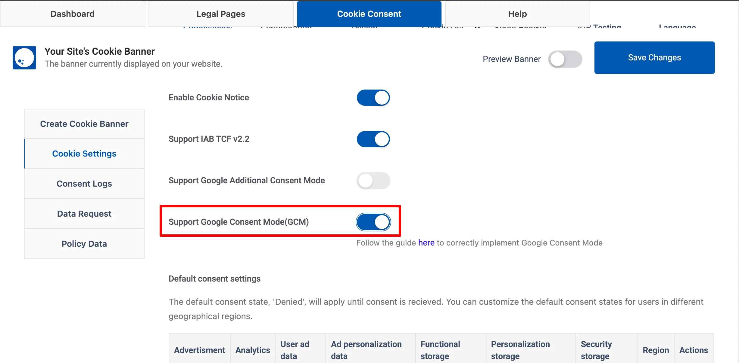 Google Consent Mode