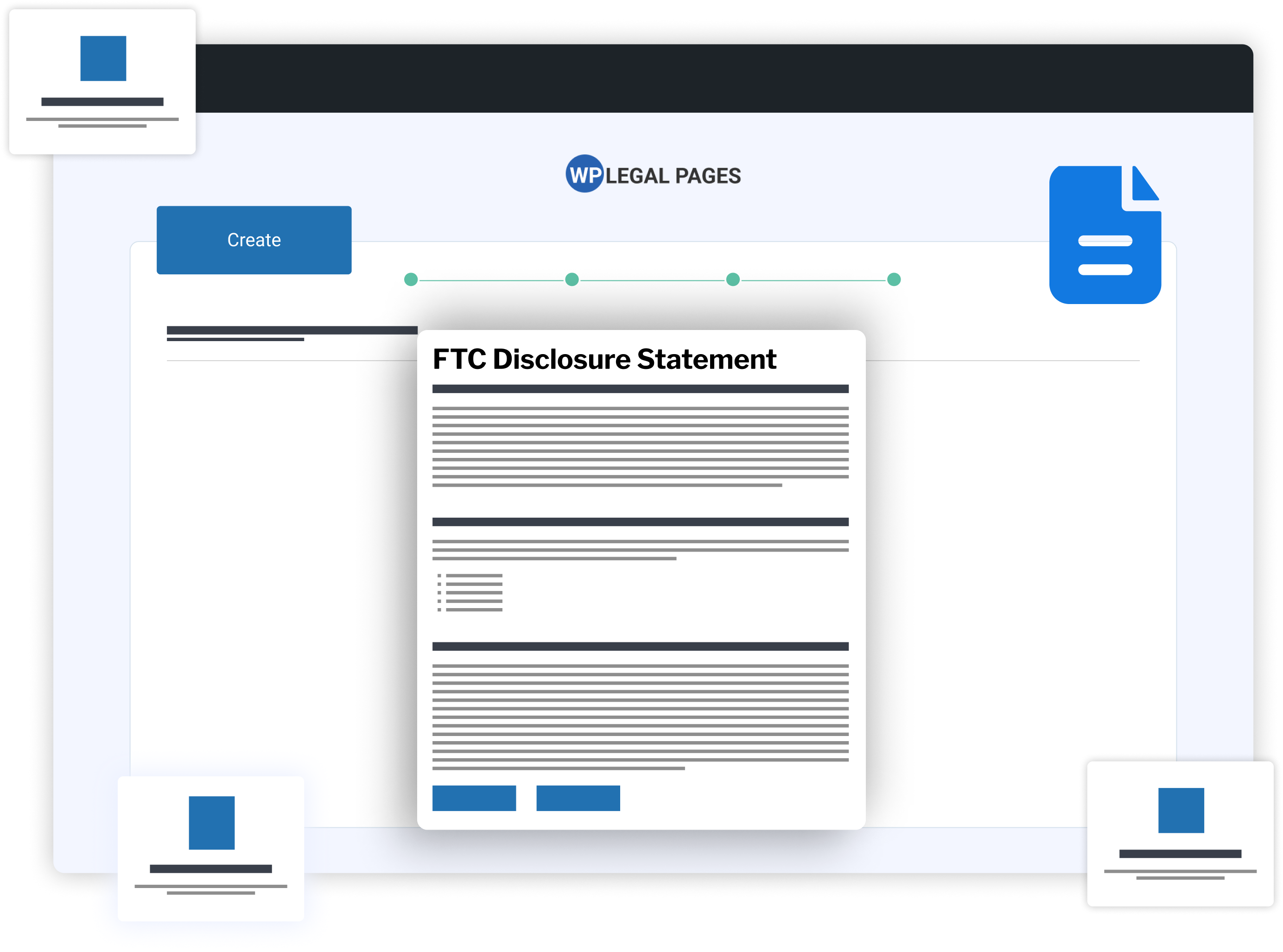 FTC disclosure template