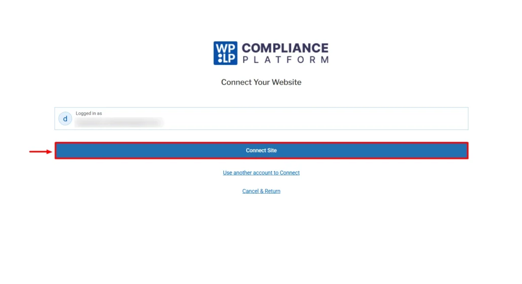 Connecting site