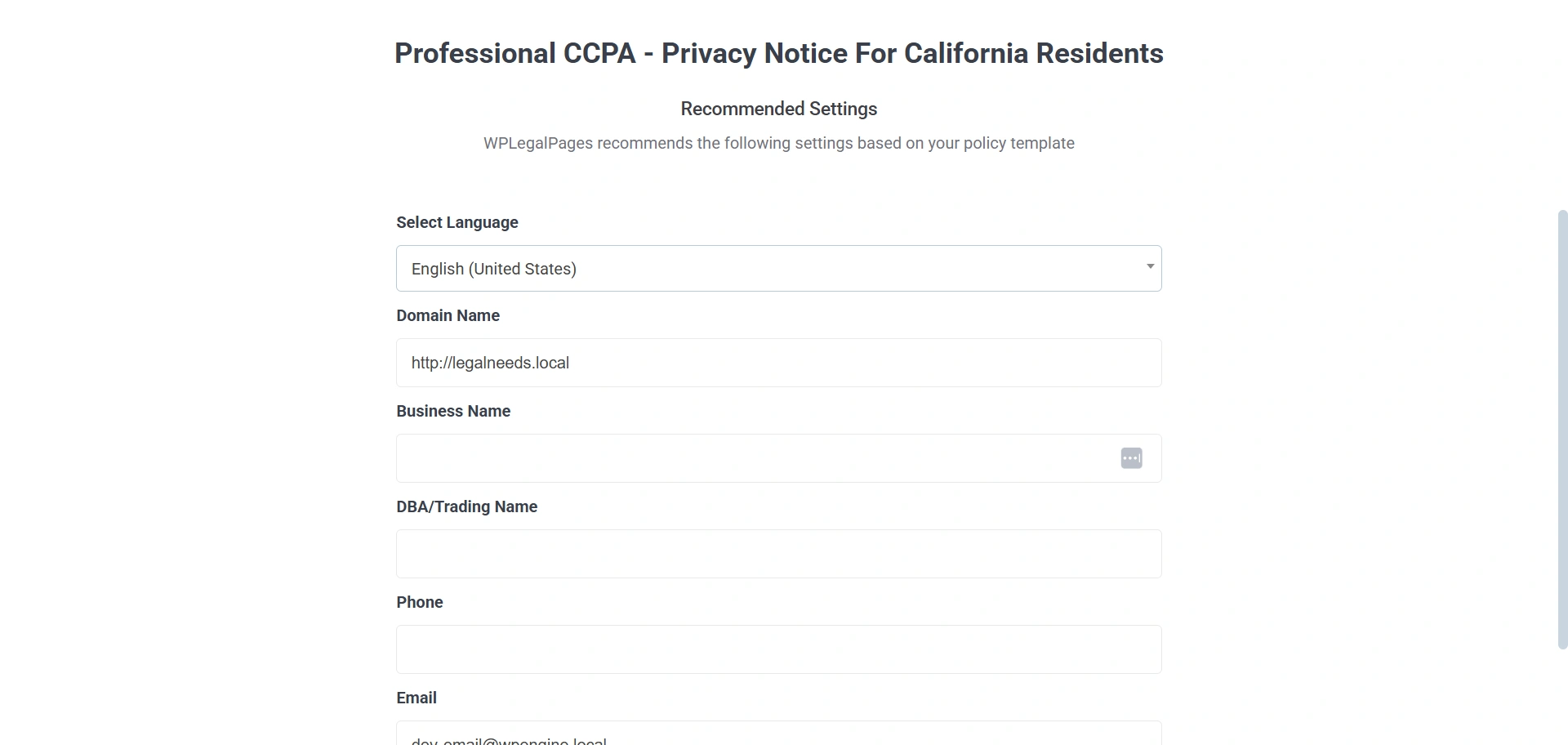 Click on Next button