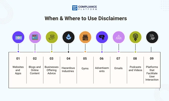 When & Where to Use Disclaimers