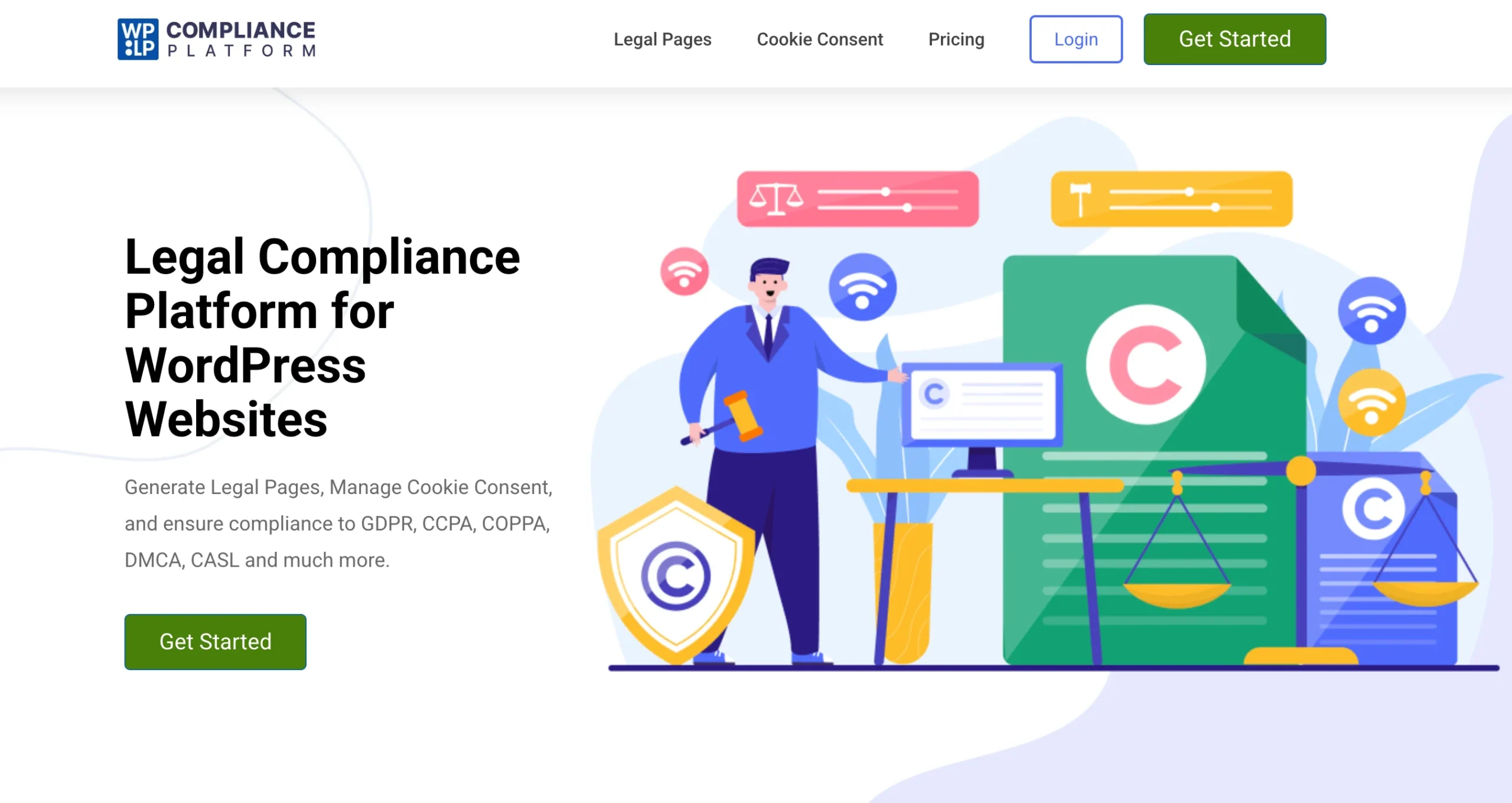 WP Legal Pages Compliance Platformย