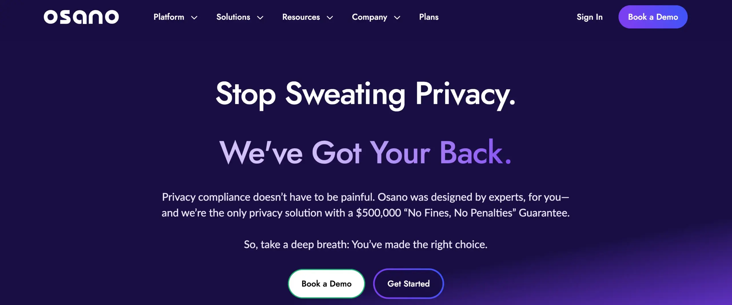Osano CCPA plugin