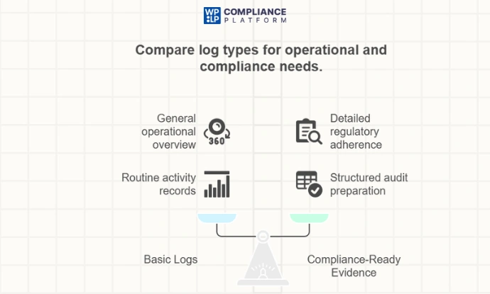 Basic Logs vs. Compliance-Ready Evidence
