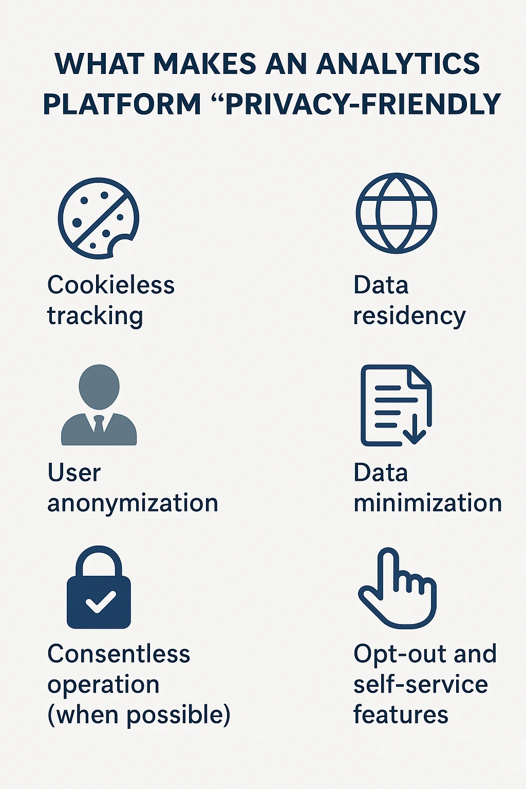 Reasons that make analytical platform privacy friendly