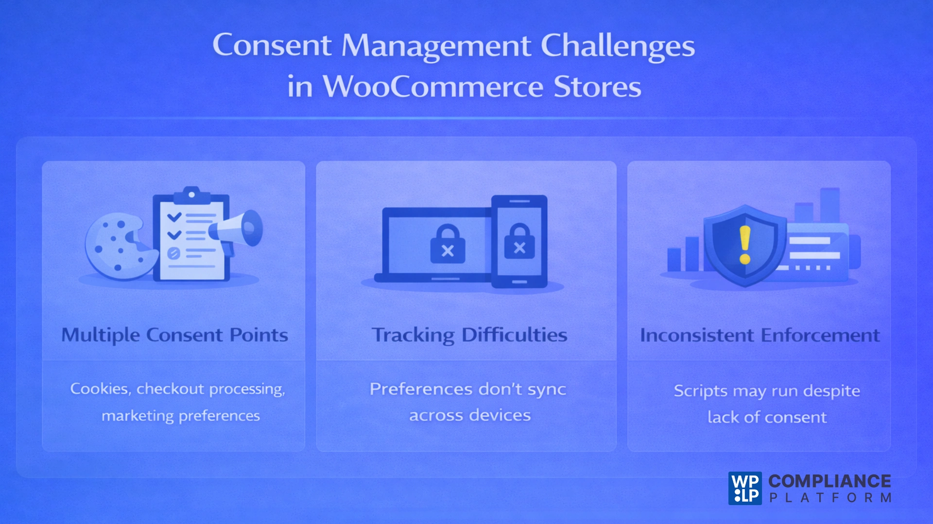 Consent management challenges in WooCommerce stores