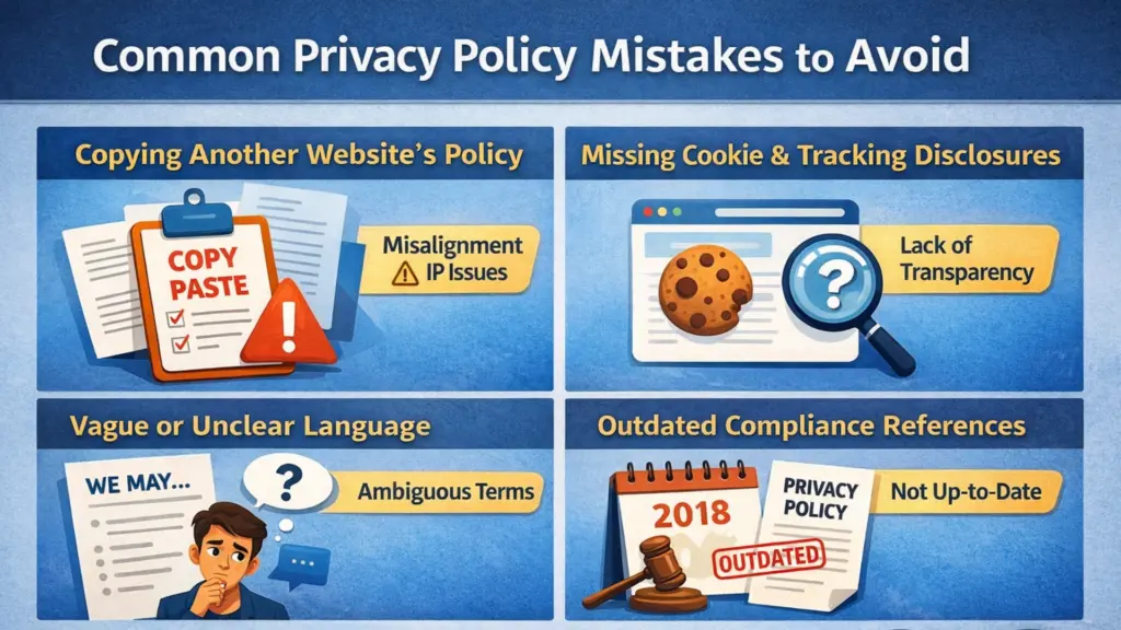 Common privacy policy mistakes to avoid