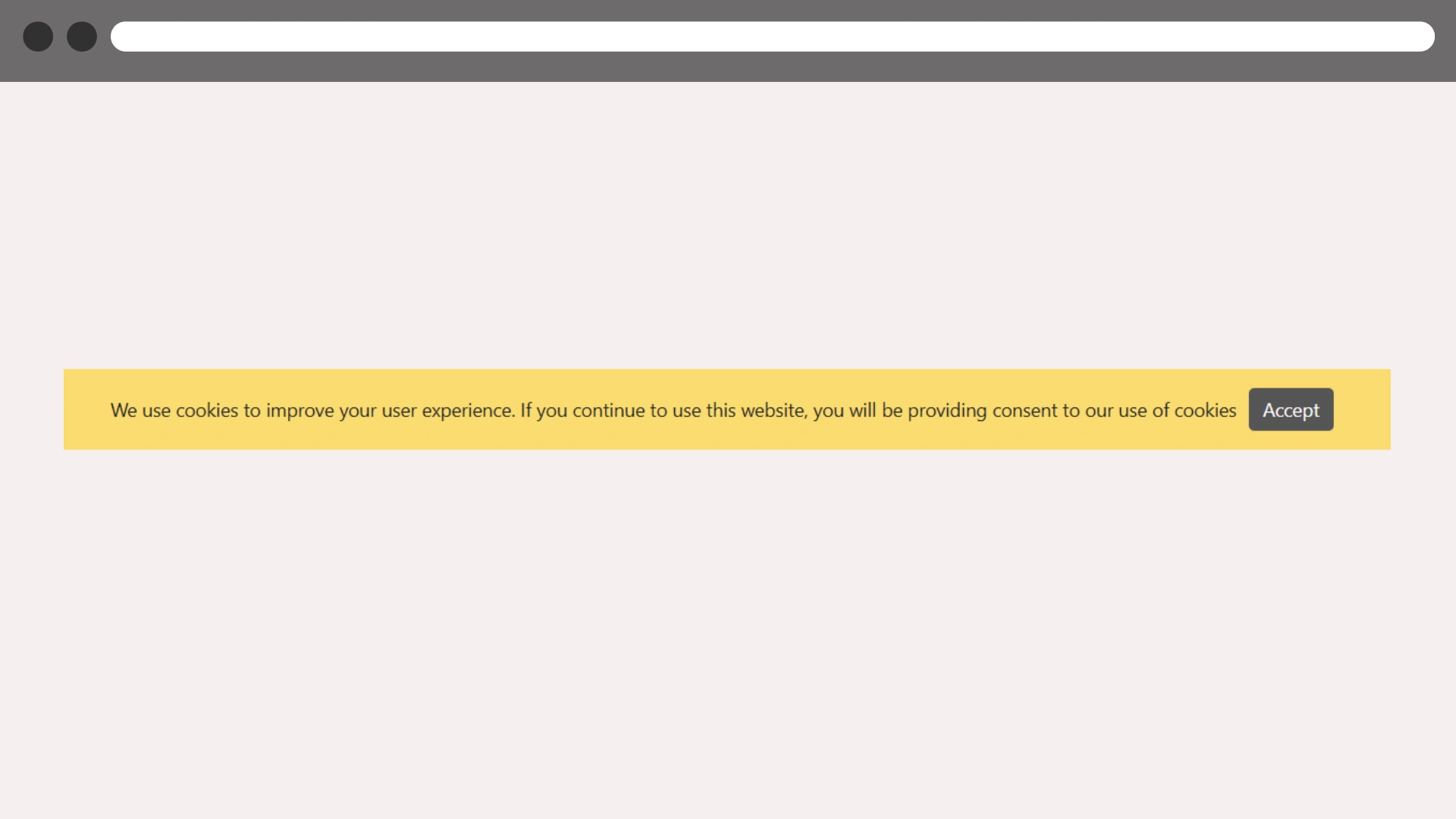 Foobar Cookie banner