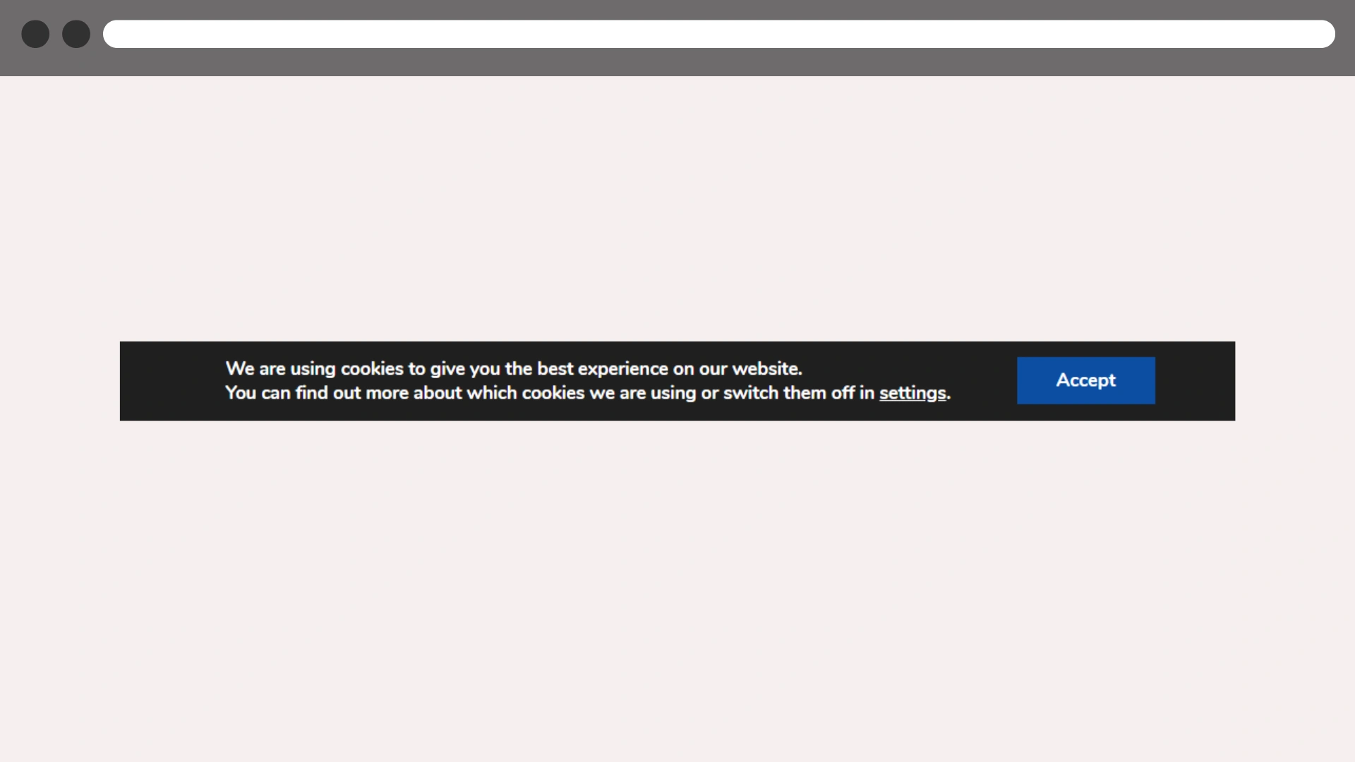 GDPR Cookie Compliance Cookie banner