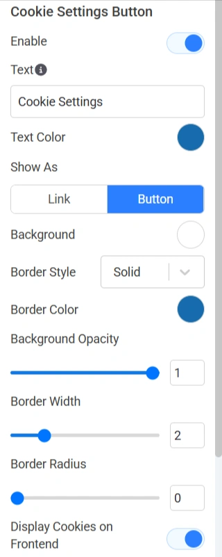 Cookie Settings Button - 1