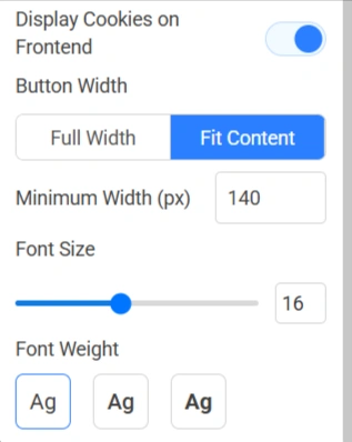Cookie Settings Button - 2