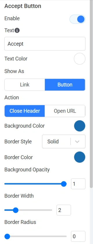 accept button setting 1